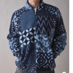 BDG Print Sherpa Fleece